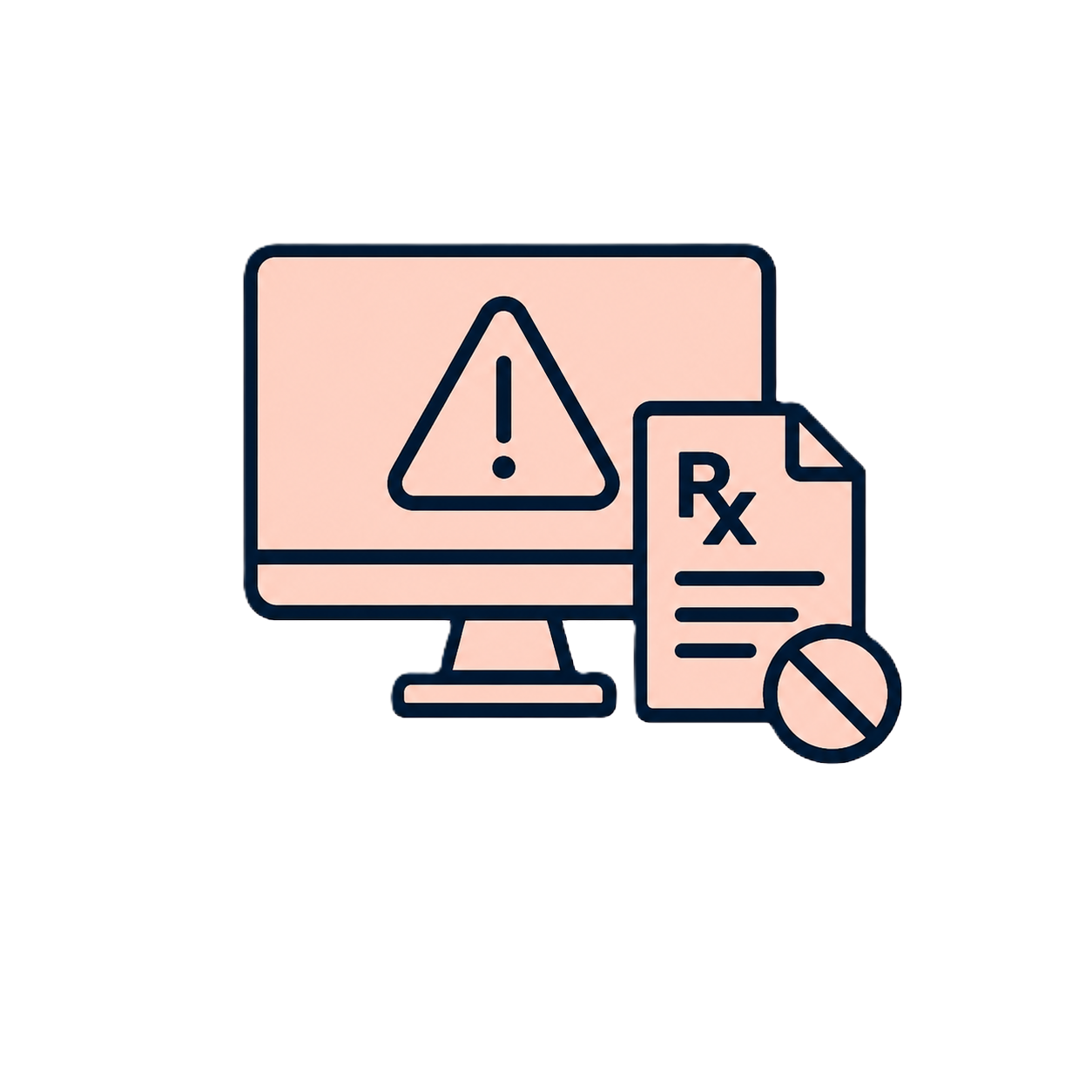 Imaging and telehealth outage icon